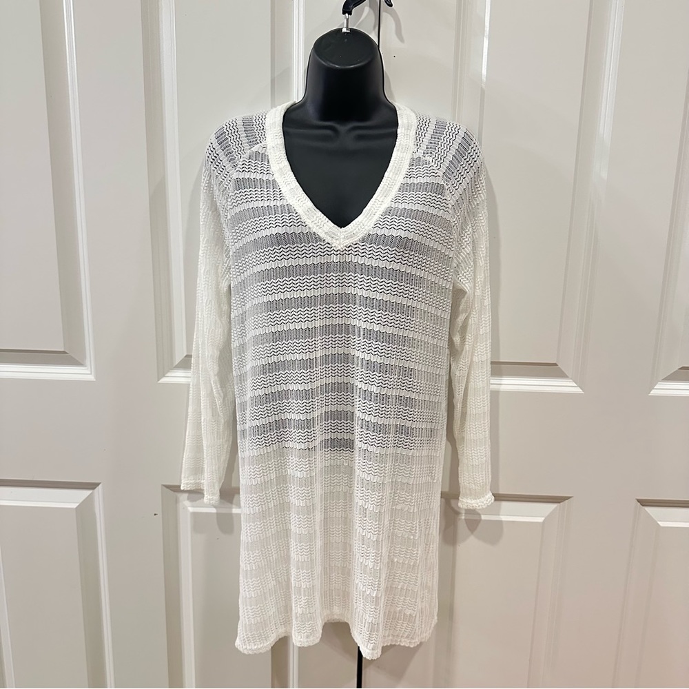 Jordan Taylor V-Neck Swim Cover-up Tunic Small